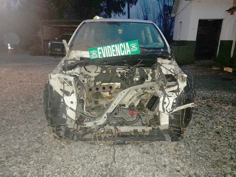 Linares: 3 sujetos detenidos en precordillera por receptación de vehículos