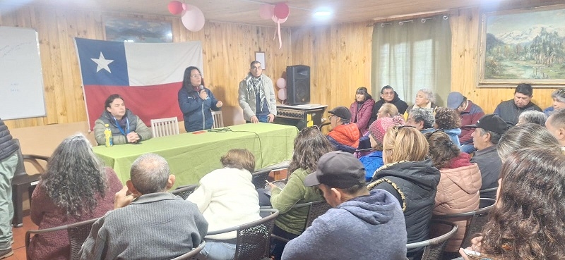 En Vega Ancoa se realizó reunión por regularización de viviendas