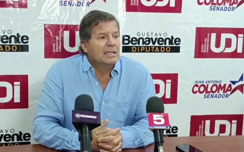 Diputado y Jefe de Bancada de la UDI, Gustavo Benavente, se refiere a la creciente inseguridad en los campos y exige la renuncia del Ministro de Agricultura
