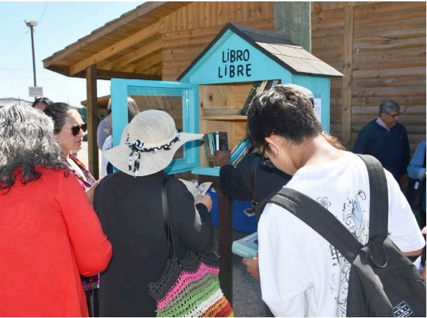 Inaugurado proyecto "libro Libre" en el Pueblito Artesanal de Curanipe