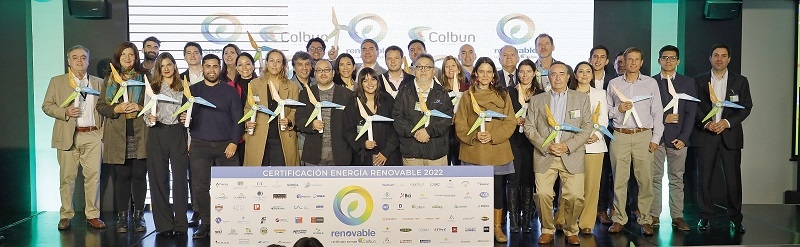 Energía 100% renovable suministrada por  Colbún a clientes libres sube 219% en 2022
