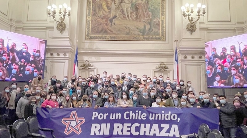 UDI, RN y EVÓPOLI oficializaron apoyo a Opción Rechazo