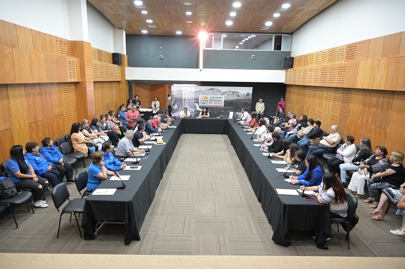 Gobernadora Regional lidera conversatorio  con agrupaciones CRDP Maule