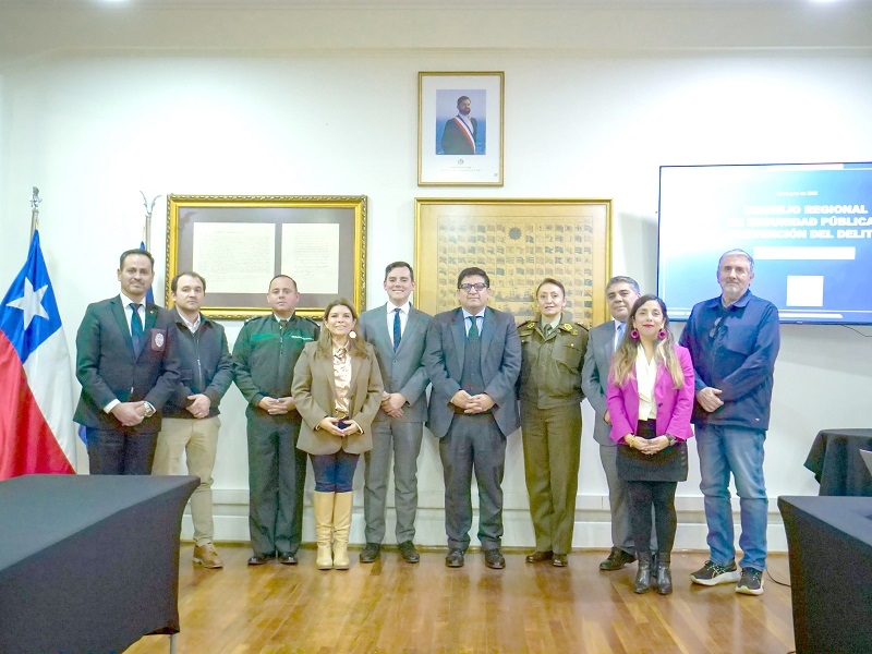 En Maule se realiza la primera sesión conjunta del Consejo Regional de Seguridad Pública y de Prevención del Delito 