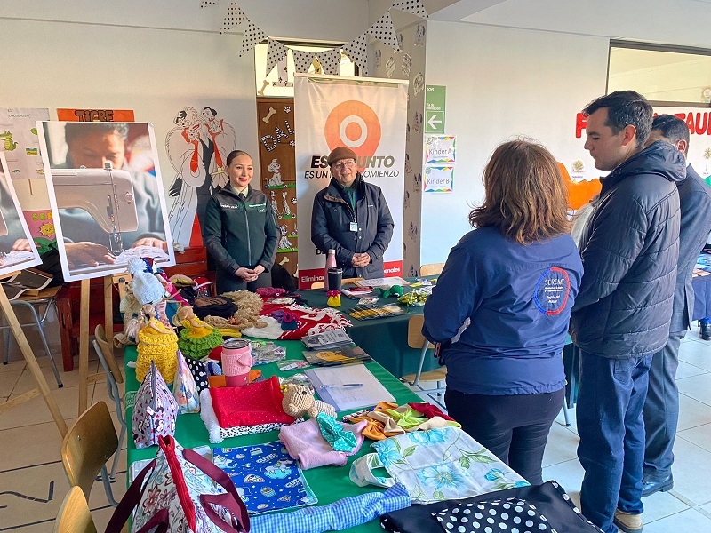 Gendarmería Maule, destacada participación en Gobierno en terreno dedicado a la erradicación de la violencia de género