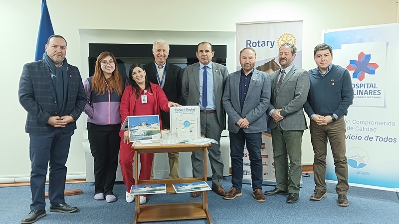Rotary Club Linares realizó donación de un Reanimador Neopuff al Hospital de Linares