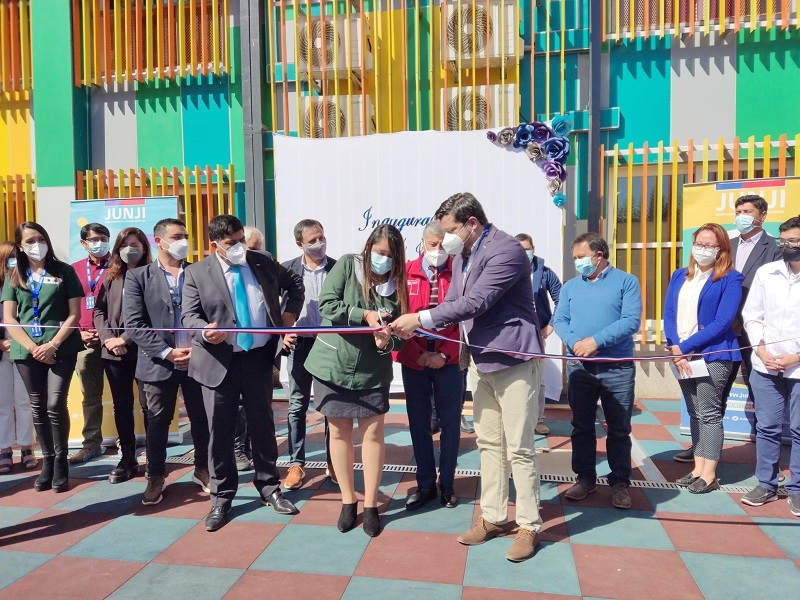 Cauquenes: Junji Maule inauguró año parvulario en el primer jardín infantil de madera contralaminada de Chile