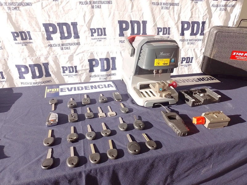 A través del método de clonación en Talca:  Desbaratan y formalizan a banda delictual que robaba vehículos de alto valor 
