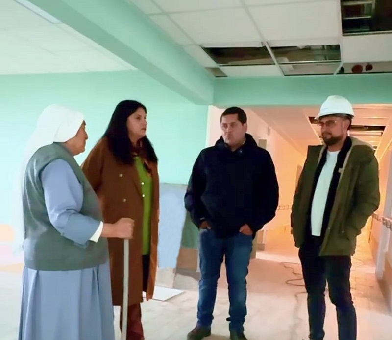 Alcalde: “Estamos avanzando en la construcción del nuevo Hogar San Camilo de Linares”