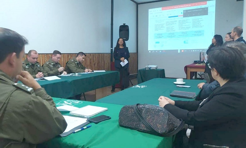 Realizan sesión STOP en la Prefectura de Carabineros de Linares
