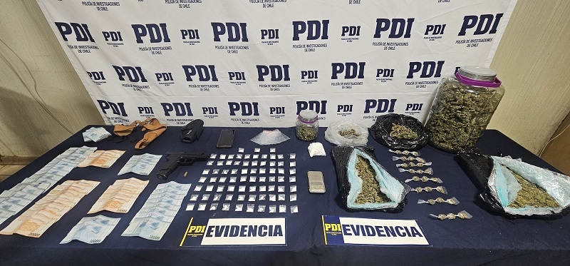 Cauquenes:  a prisión un imputado formalizado por tráfico de drogas