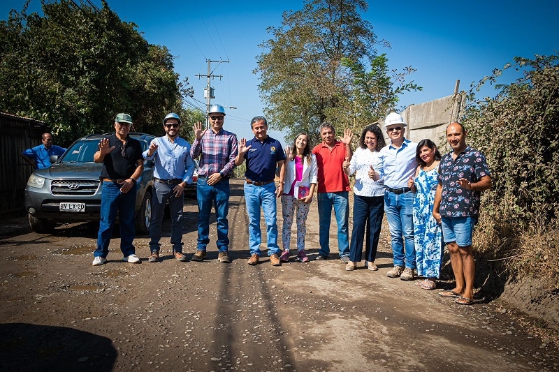  San Javier: anuncian pavimentación de calle Chanquicó