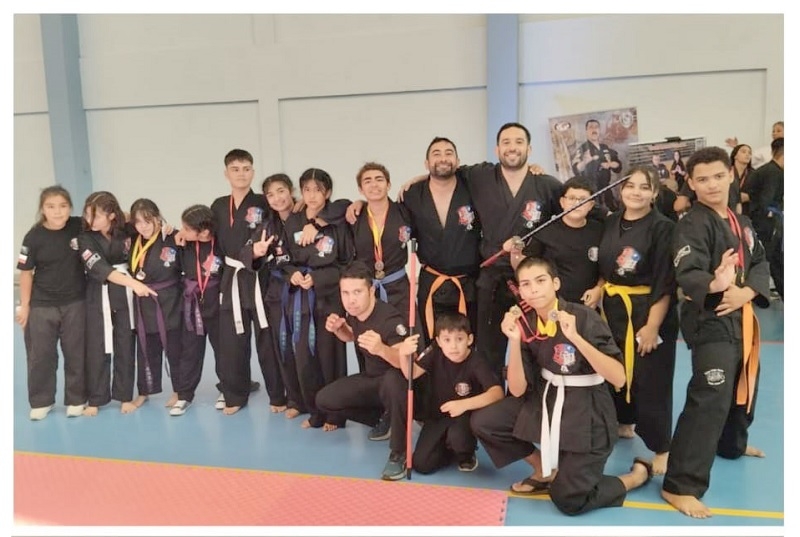 Academia Nakama Kyusho Kenpo de Linares obtuvo 50 medallas en Torneo Open Karate Kenpo Tomé Cup 2025