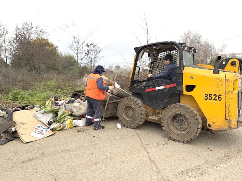 Operativo de limpieza en Parral  retira toneladas de basura 