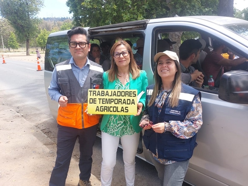 Fiscalización al transporte de trabajadoras y trabajadores agrícolas se proyecta para esta temporada en la región