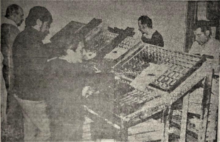 La prensa de rodillos 
