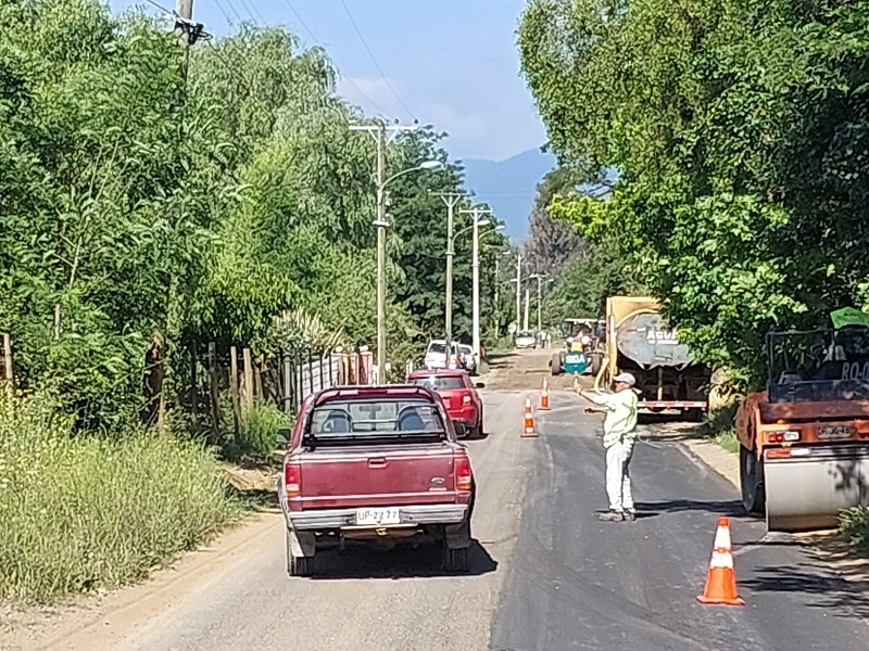 MOP conserva ruta hacia San Víctor Álamos de Linares  