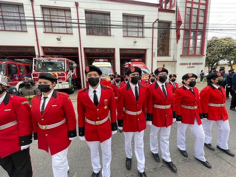  Cuerpo de Bomberos de Linares celebró 125° aniversario