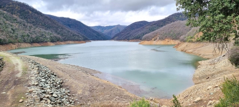 Embalse Bullileo está a la mitad de su capacidad de llenado