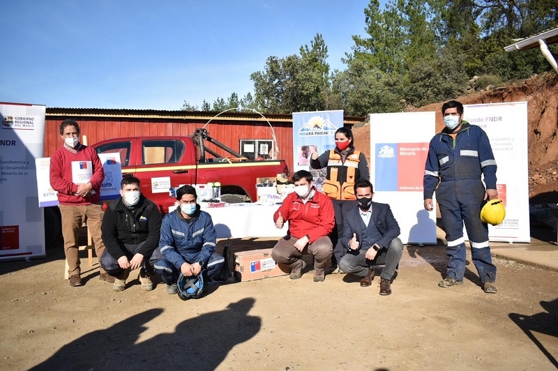 Comenzó entrega de recursos de inédita iniciativa para apoyar a mineros del Maule