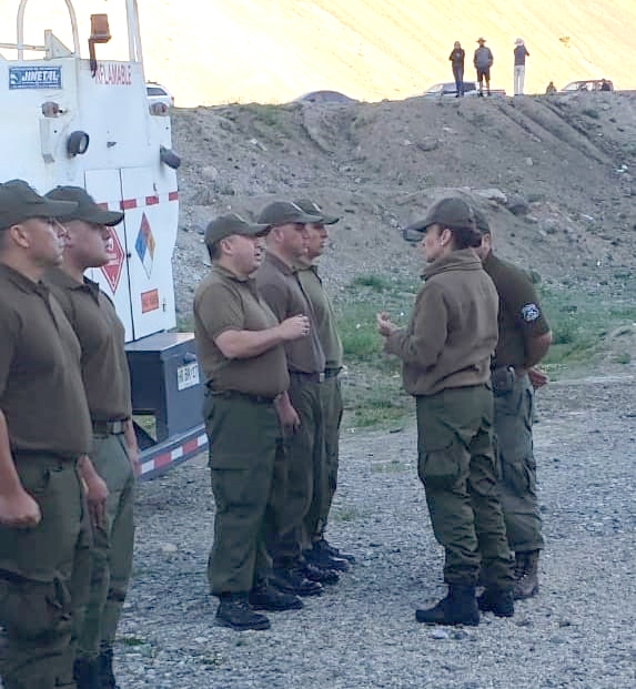   Carabineros Maule realizó recambio en avanzadas fronterizas en cordillera de San Clemente.