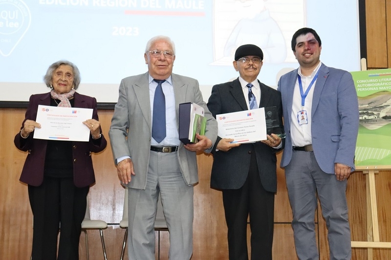 Historias y experiencias de las personas mayores del Maule dan vida a la nueva versión del libro concurso literario de SENAMA