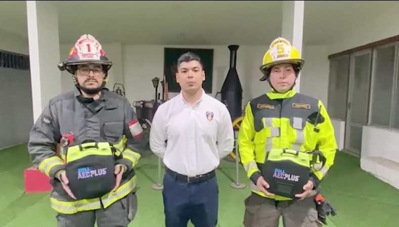 Cuerpo de Bomberos de Linares recibe dos equipos DEA