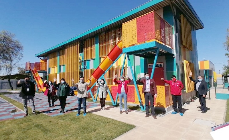 Autoridades recepcionan las nuevas dependencias de histórico jardín infantil de la Junji en Cauquenes