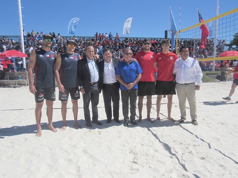 En Linares fue inaugurada cancha de Vóley Playa “Primos Grimalt” 