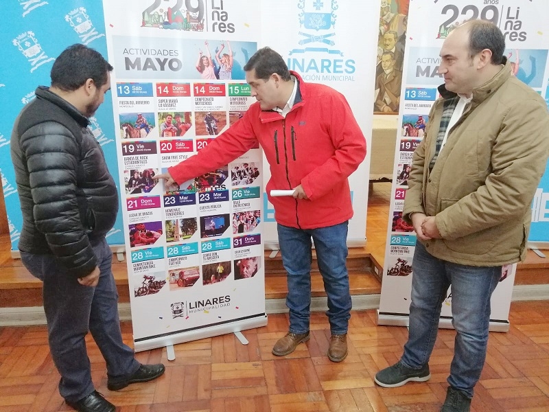 Alcalde dio a conocer Programa Aniversario de Linares