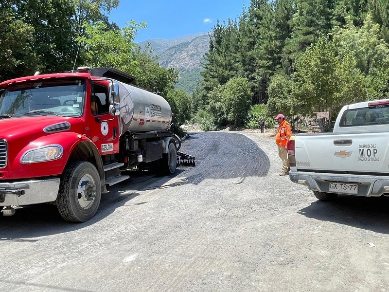 MOP pavimentará camino entre Embalse Ancoa y Roblería en la precordillera de Linares