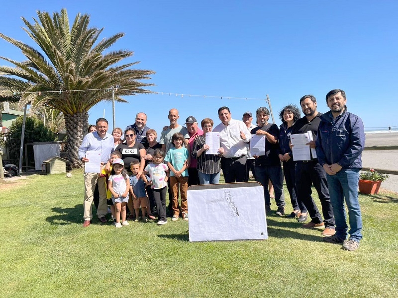 Plan de Reconstrucción del Maule:  En gira de Desarrollo Social anuncian Reposición de Pasarela en Curanipe y Protección Costera para Río Mataquito en Licantén