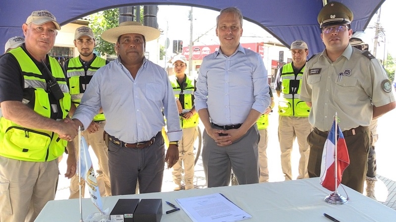 Colbún: Equipo Municipal de Seguridad ciudadana cuenta con app para detección de vehículos robados