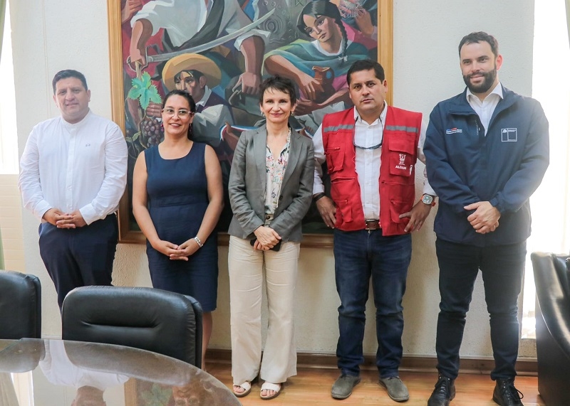 Linares: Alcalde Mario Meza expuso sobre Seguridad, Reconstrucción y construcción de hospital a Ministra del Interior 