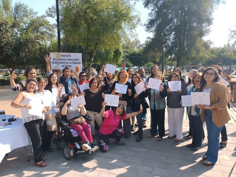 Retiro: Certifican curso de Fitoterapia en Proyecto Rescatando Tradiciones Herbolarias