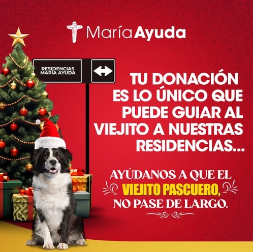 Fundación María Ayuda lanzó campaña para financiar cenas y regalos de Navidad