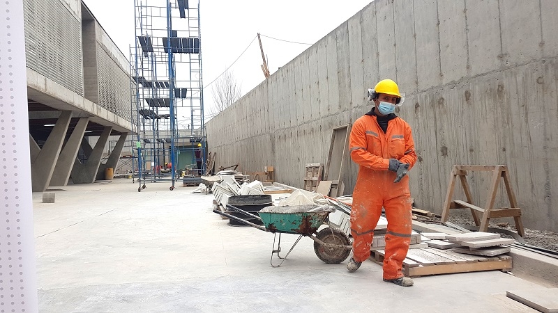 Construcción del nuevo edificio del Servicio Médico Legal de Talca alcanzó el 80 % de avance físico