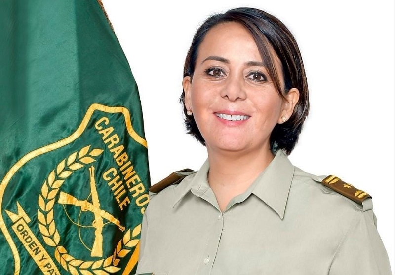 48 años de vida de OS-7, ¿pero qué es el OS-7?  Jefa de la VII Zona de Carabineros "Maule", Gral Berta Robles.