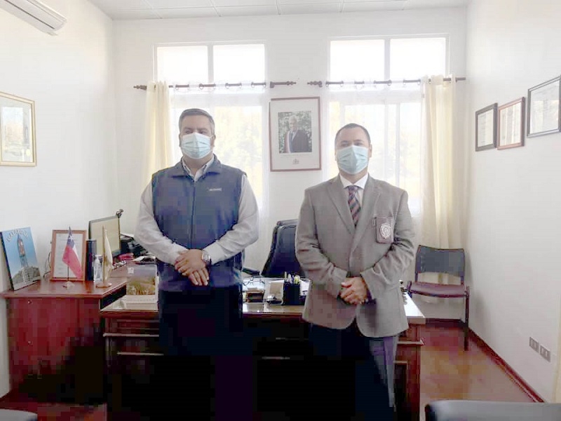 Nuevo Jefe de Prefectura PDI  presentó saludos protocolares a Gobernador de Cauquenes