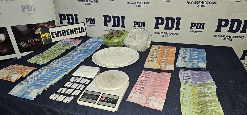 Clan familiar fue detenido por microtráfico de drogas en Pelluhue