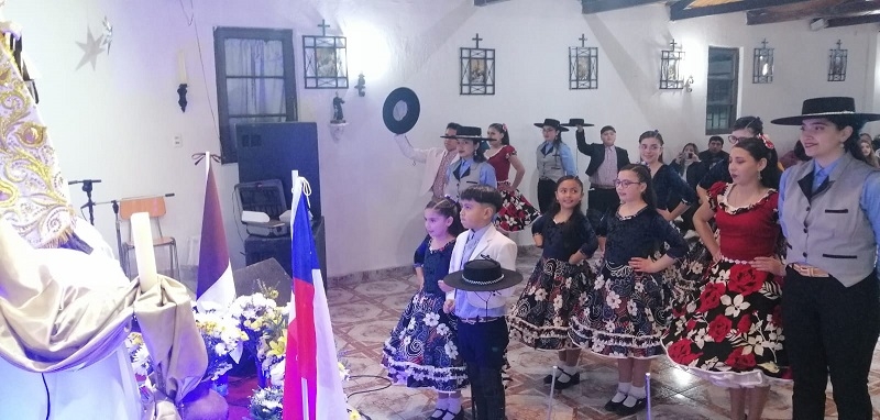 En Capilla de Población 18 de Septiembre se realizó Cantata a la Virgen del Carmen