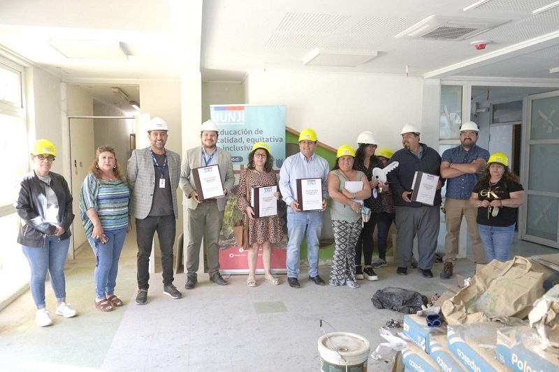 Tras cuatro años retoman obras de jardín infantil en Cauquenes