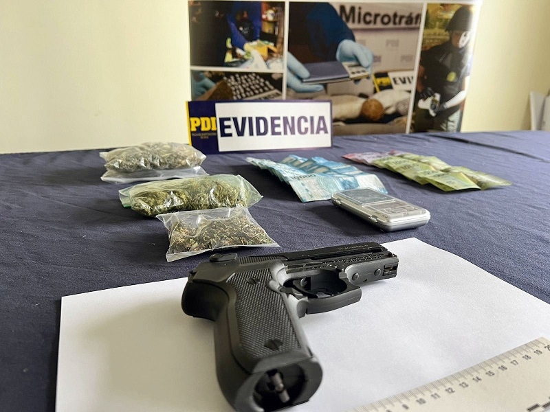 Villa Alegre: PDI detuvo a una mujer por venta y distribución de drogas