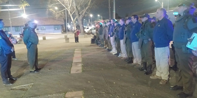 Carabineros, PDI y autoridades realizaron ronda impacto en Región del Maule