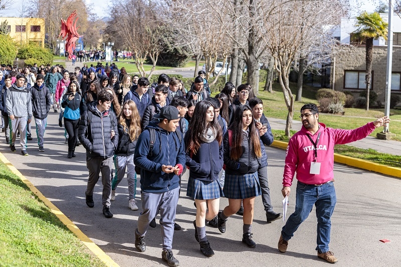 UTalca retoma actividades masivas presenciales  para postulantes a la educación superior     