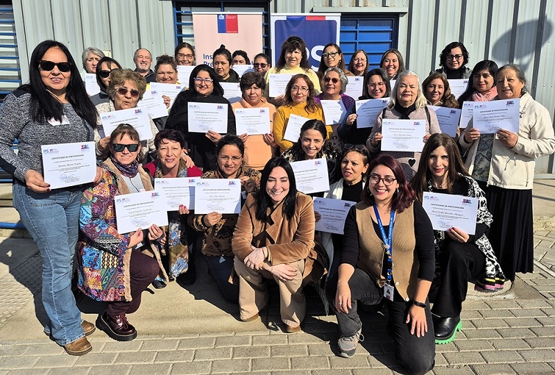 Mujeres de zonas rurales aprendieron sobre género, derechos y beneficios previsionales