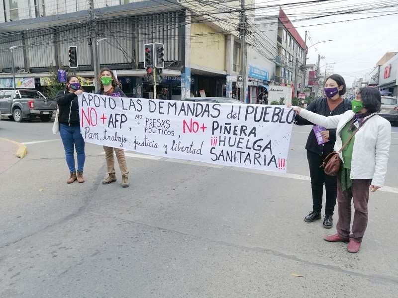 Candidata a Constituyente, Priscila González, realizó intervención en la Plaza de Linares