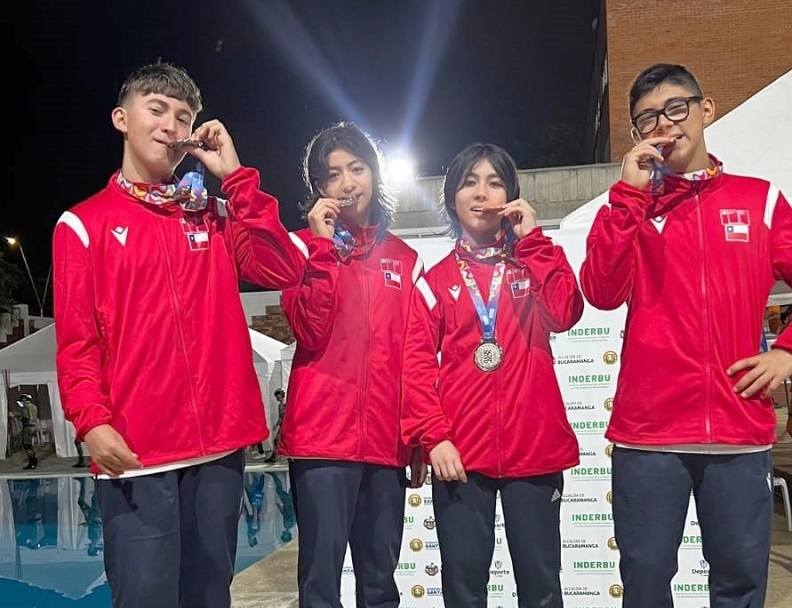 Maulinas logran primeras medallas  para Chile en Sudamericano Escolar