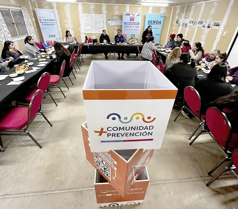 Cauquenes: Con conversatorios comunitarios SENDAMaule conmemoró Día de la Prevención