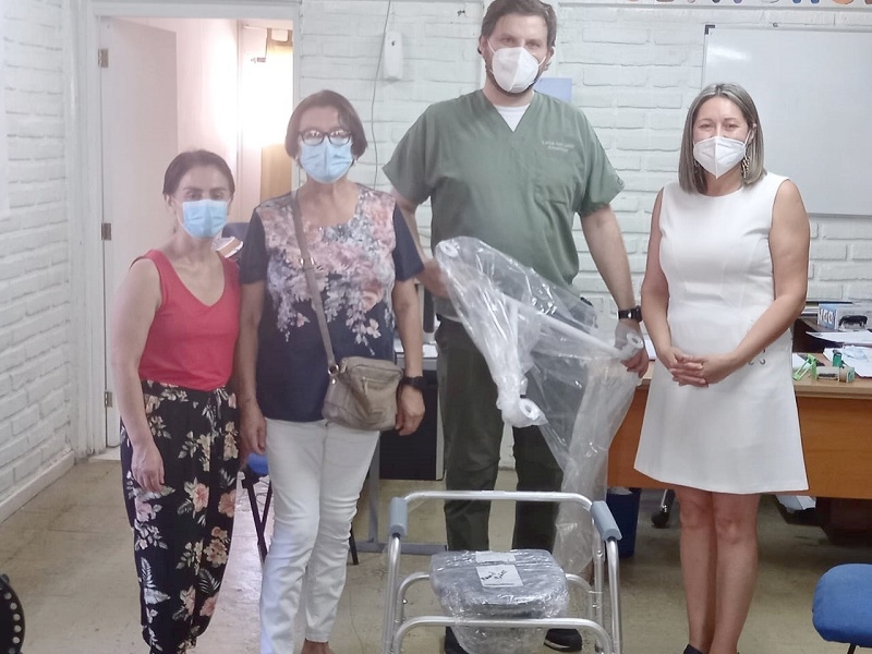 Usuarios de Centro de discapacitados de Longaví recibieron ayudas técnicas de Senadis
